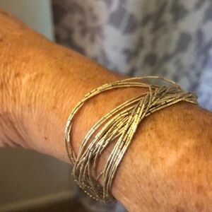 Sterling silver beaded Multi-Strand Bracelet